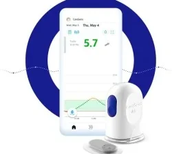 1 Capteur CARESENS Air-Mesure de glucose en continu