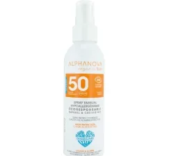ALPHANOVA Spray solaire familial certifie bio 150g