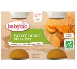 Babybio Patate Douce des Landes 2x130g