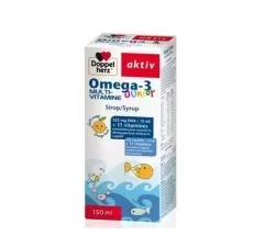 Doppel Herz Aktiv Omega-3 Junior Multivitamine Sirop 150ml