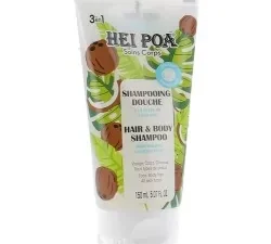 Hei poa shampooing douche a la pulpe de coco bio visage,corps,cheveux 150ml
