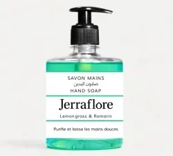 JERRAFLORE SAVON MAINS LEMON GRASS & ROMARIN 500ml