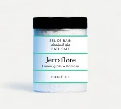 JERRAFLORE SEL DE BAIN LEMON GRASS & ROMARIN 400g