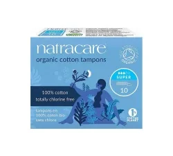 natracare tampons super sans applicateur 10u