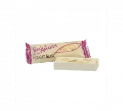 PERL' AMANDE BARRE DE NOUGAT BLANC 20G