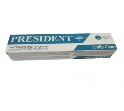 PRESIDENT DAILY CLEAN DENTIFRICE ORTHO IMPLANT 75 ML