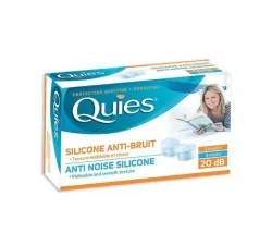 Quies Protection auditive en Silicone anti-bruit confort et discretion 3 Paires