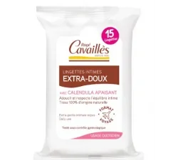 ROGE CAVAILLES LINGETTES EXTRA DOUCES 15 U