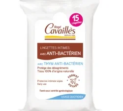 ROGE CAVAILLES LINGETTES ANTIBACTERIEN 15 U