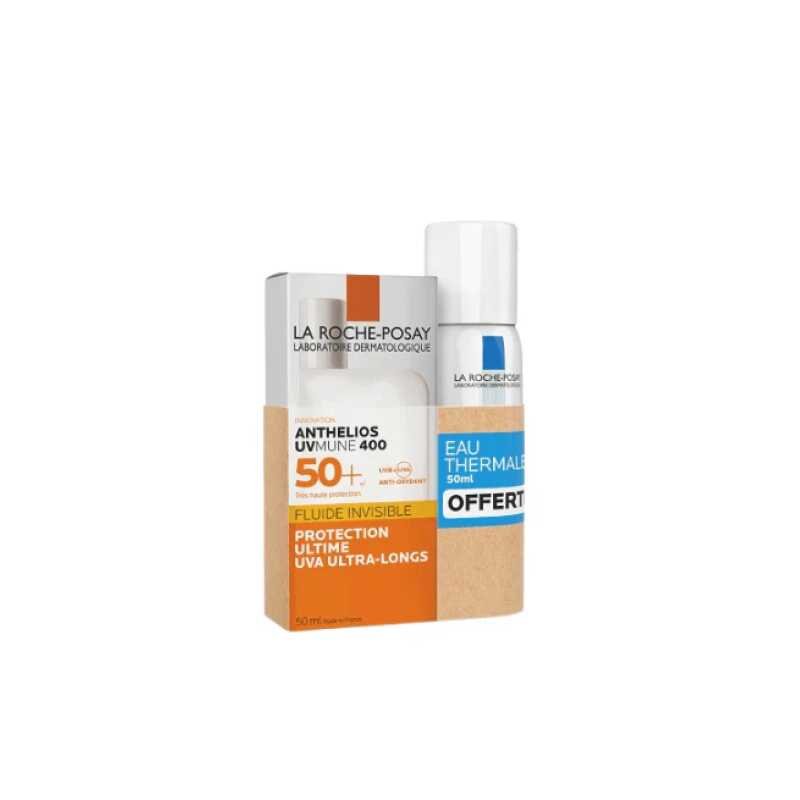La Roche Posay Anthelios Crème Solaire Fluide Invisible SPF50 50ml = EAU THERMALE 50ML OFFERTE