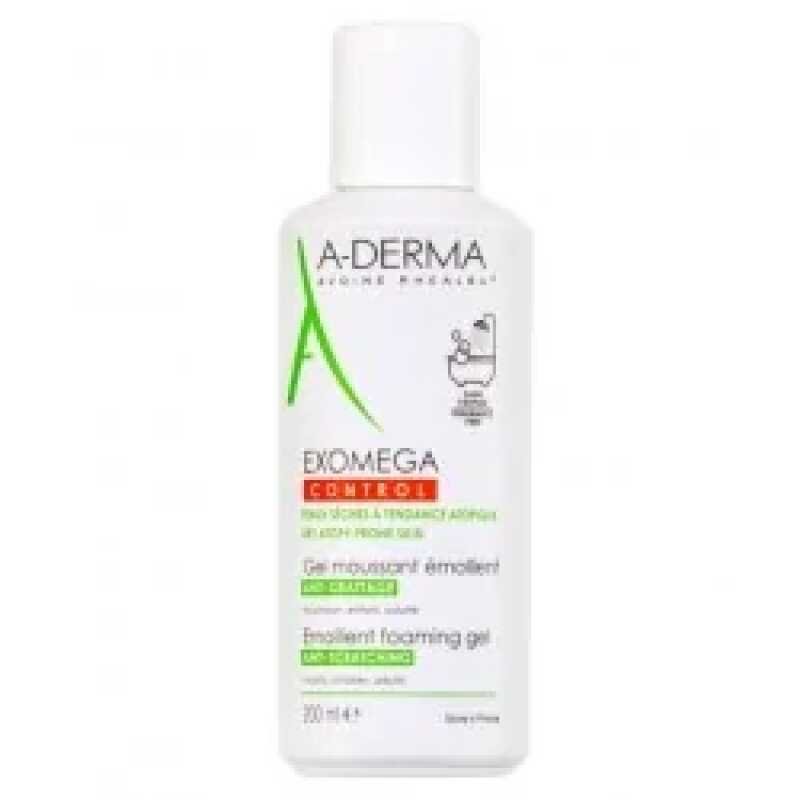 A-derma Exomega Gel moussant emollient anti-grattage 200 ml