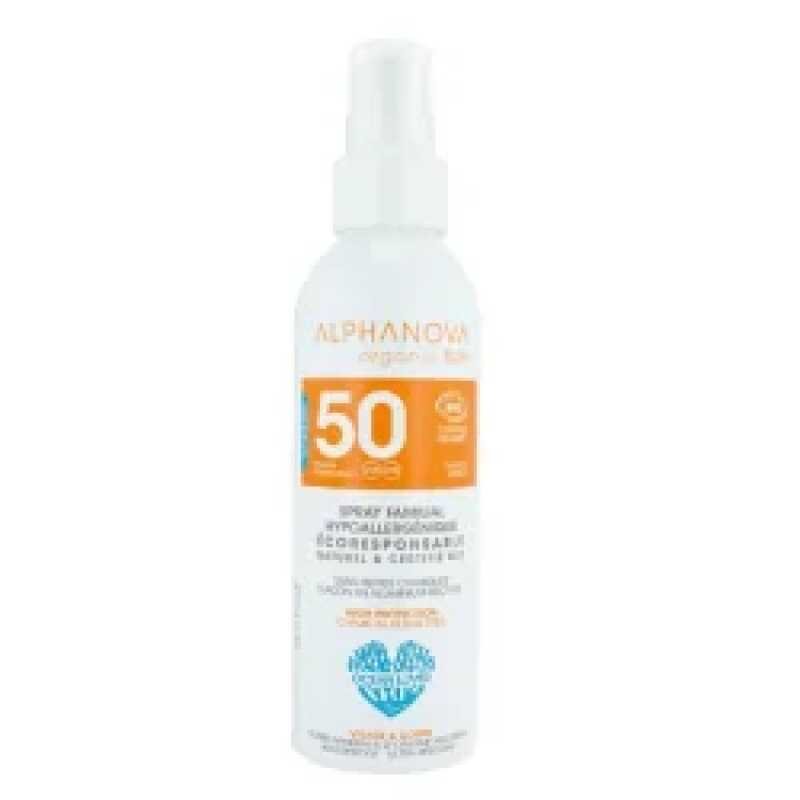 ALPHANOVA Spray solaire familial certifie bio 150g