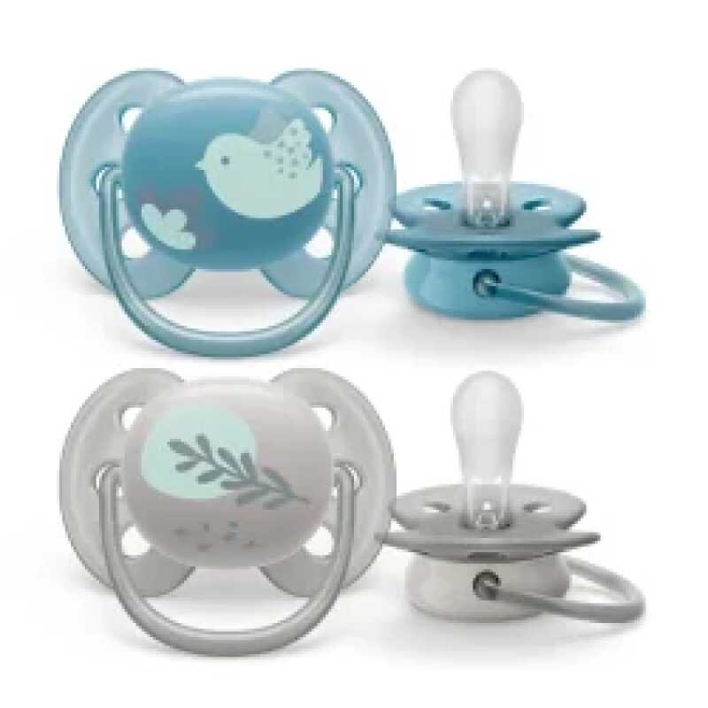 AVENT 2 SUCETTE SOFT 6-18M BOY  SCF091/15