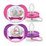 AVENT SUCETTE ORTHO 6-18M GRL ELEP/PENG - SCF080/08