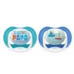 AVENT SUCETTES ORTHO 6-18 BOY PAP-BOAT - SCF080/03
