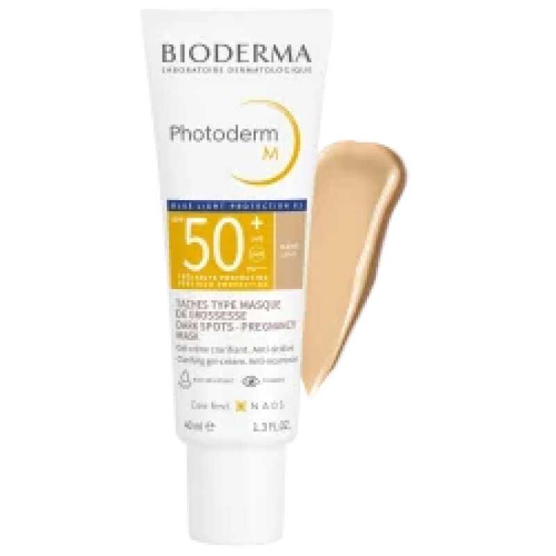 Bioderma Photoderm M Gel-Creme Solaire Anti-Taches Clarifiante Teintee Claire Spf50 – 40ml