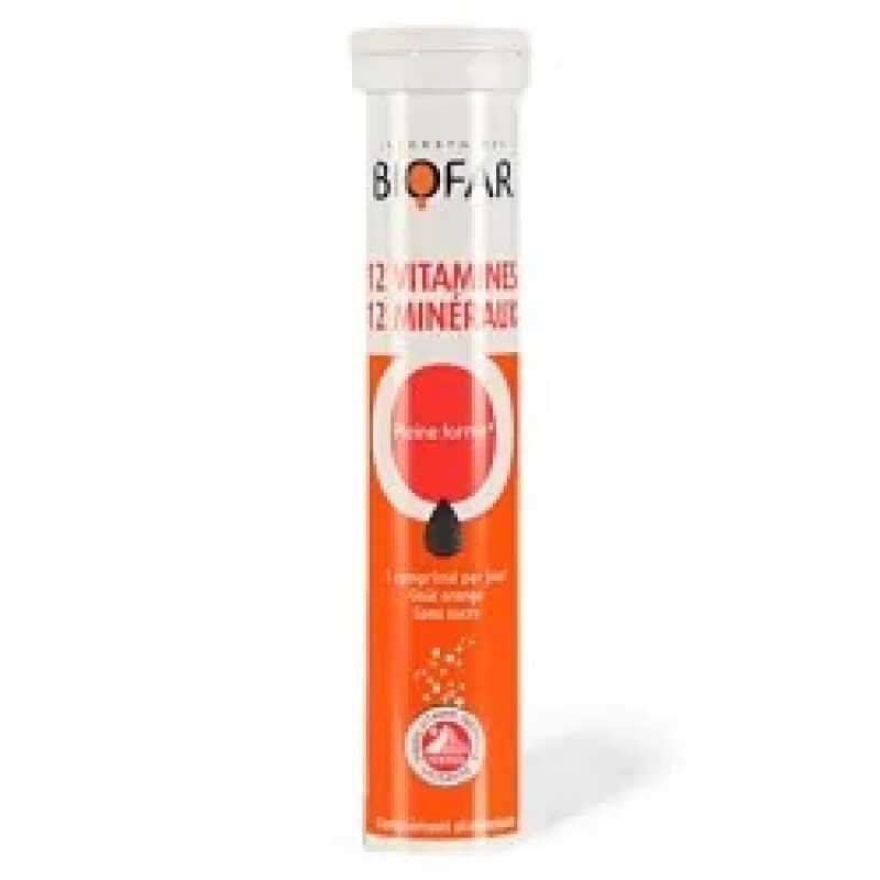 BIOFAR 12 VITAMINES 12 MINERAUX / 20 CPS