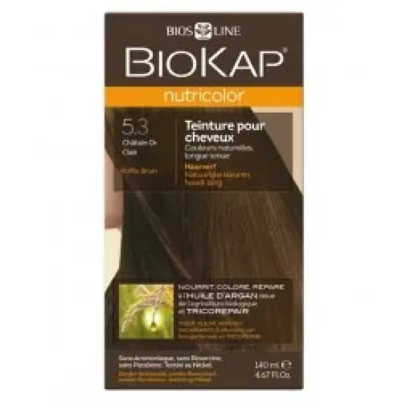 BIOKAP NUTRICOLOR TEINTURE POUR CHEVEUX CHATAIN OR CLAIR 5.3