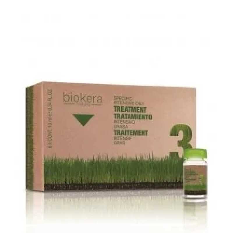BIOKERA TRAITEMENT ANTI CHEVEUX GRAS INTENSIF 6 AMP