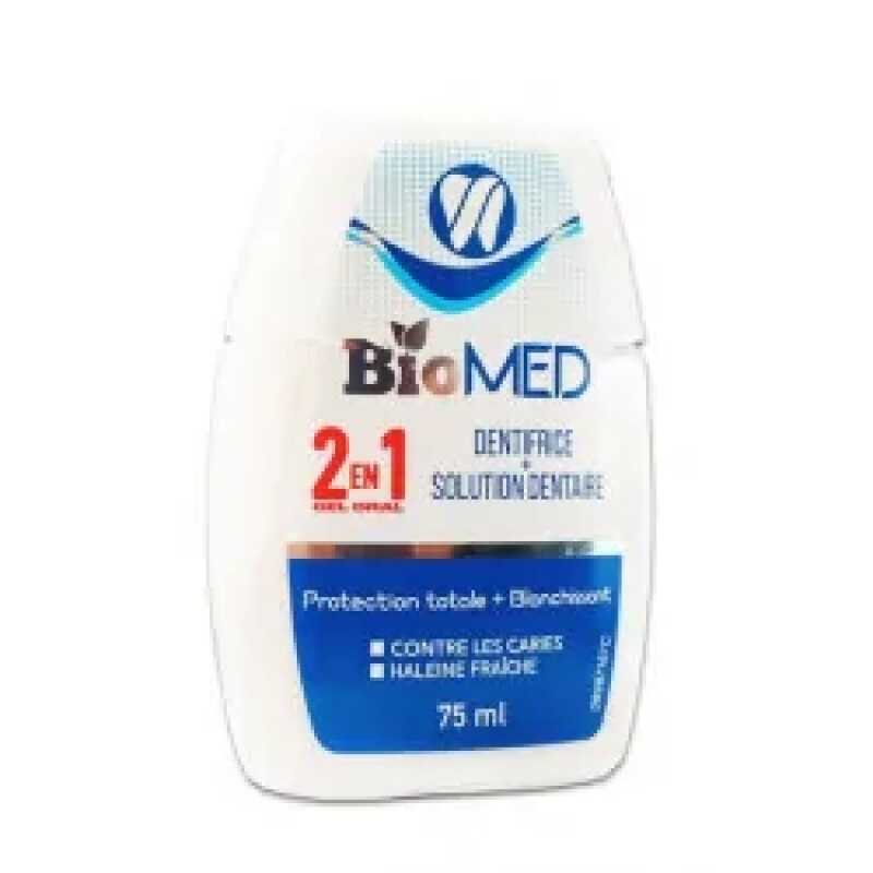 BIOMED GEL ORAL 2EN1 PROTECTION TOTALE+BLANCHISSANT 75ML