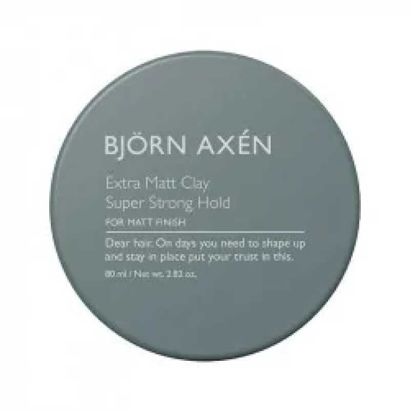 BJORN AXEN Extra Matt Clay Super Strong Hold 80 ml