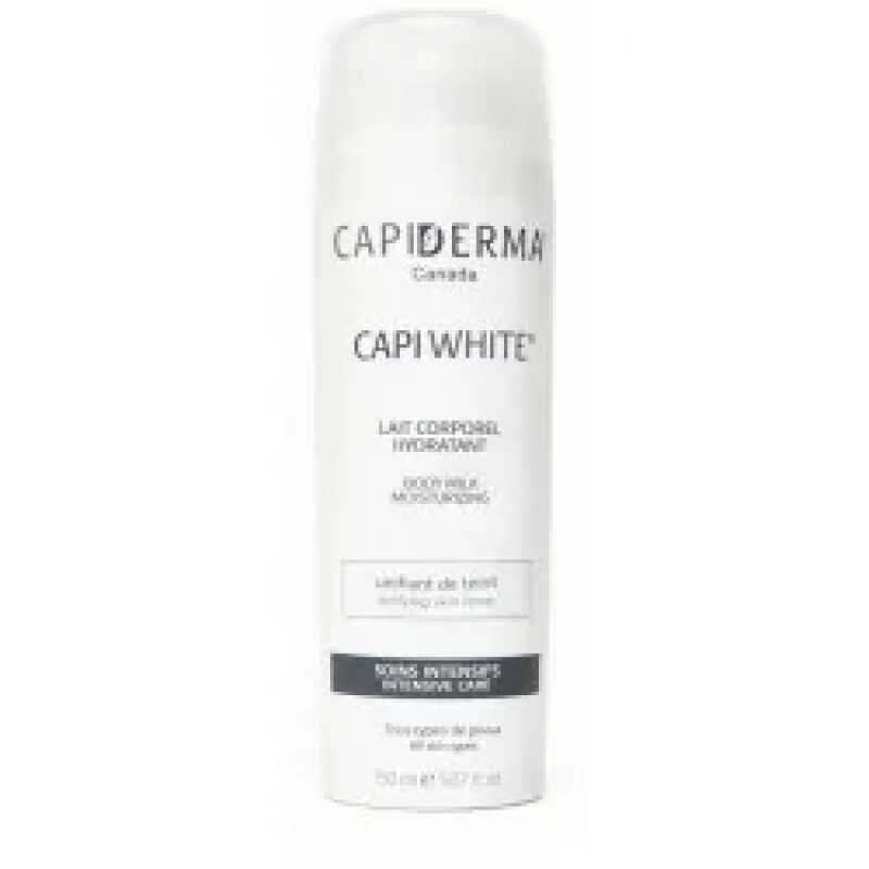 CAPIDERMA CAPIWHITE LAIT CORPOREL DEPIGMENTANT INTENSIF HYDRATANT 150ML SOINS INTENSIFS