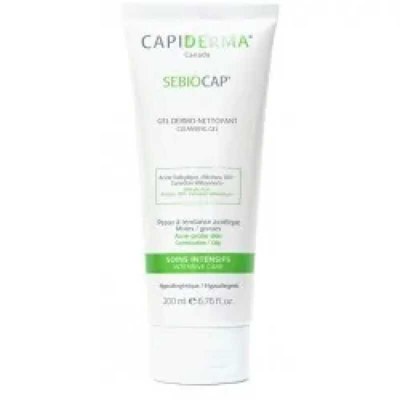 CAPIDERMA SEBIOCAP GEL DERMO-NETTOYANT POUR PEAUX A TENDANCE ACNEIQUE 200ML