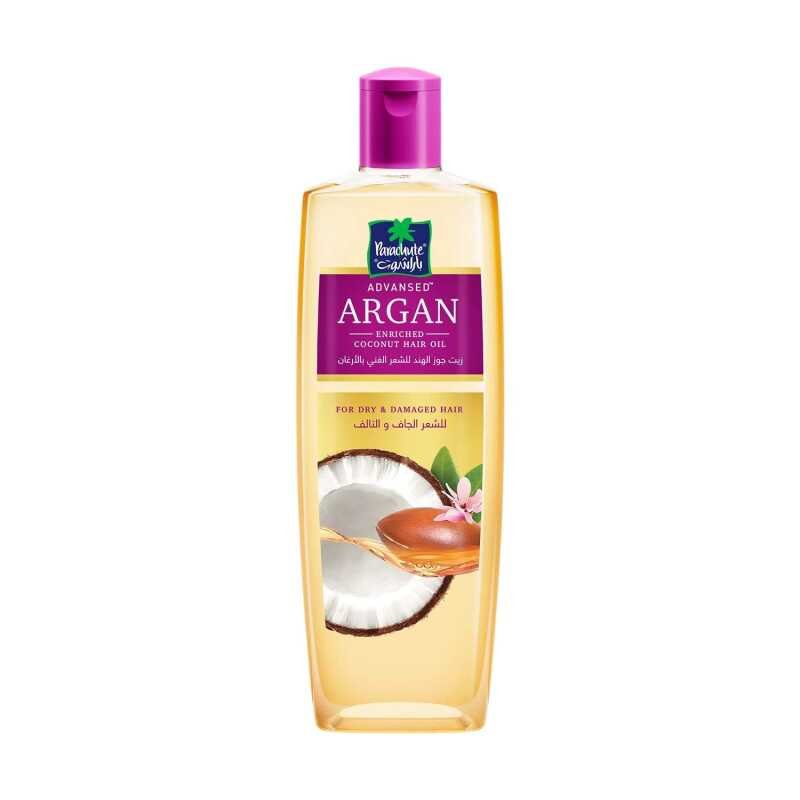 Parachute Advansed Argan Hair Oil With Coconut, Renews And Strengthens Dry, Damaged Hair, 200 Ml,