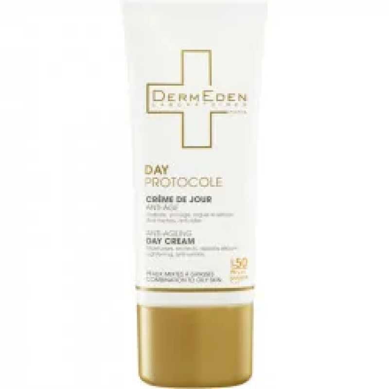 Dermeden creme de jour anti age spf 50+ peaux mixtes a grasses