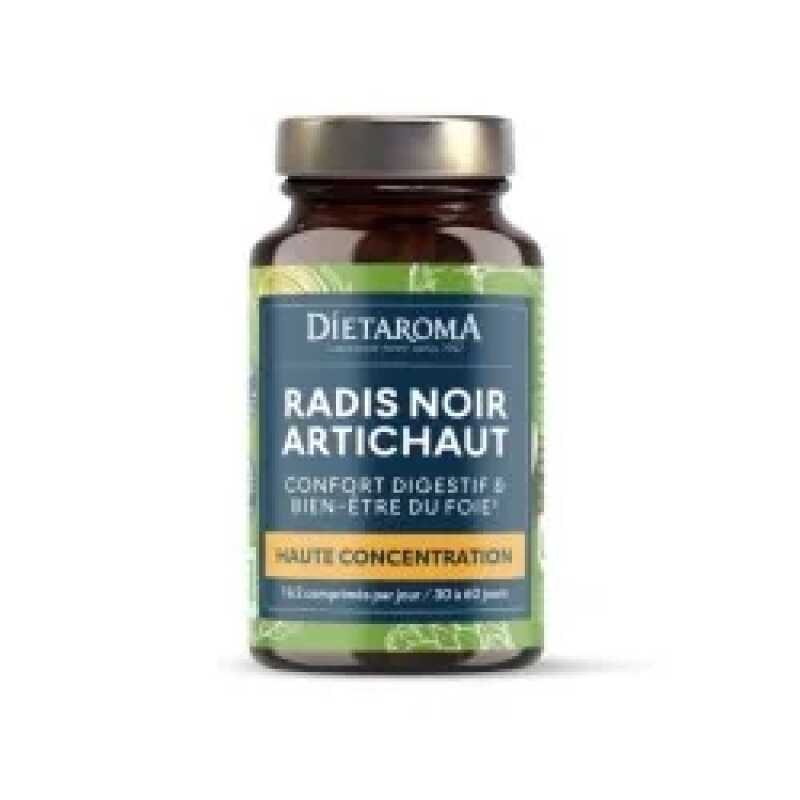 DIETAROMA RADIS NOIR ARTICHAUT 60 COMPRIMES
