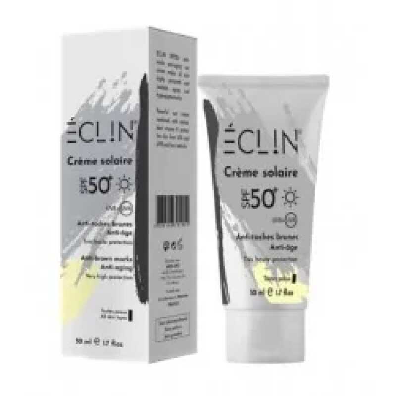 Eclin creme solaire SPF50+ anti taches brunes et anti-age