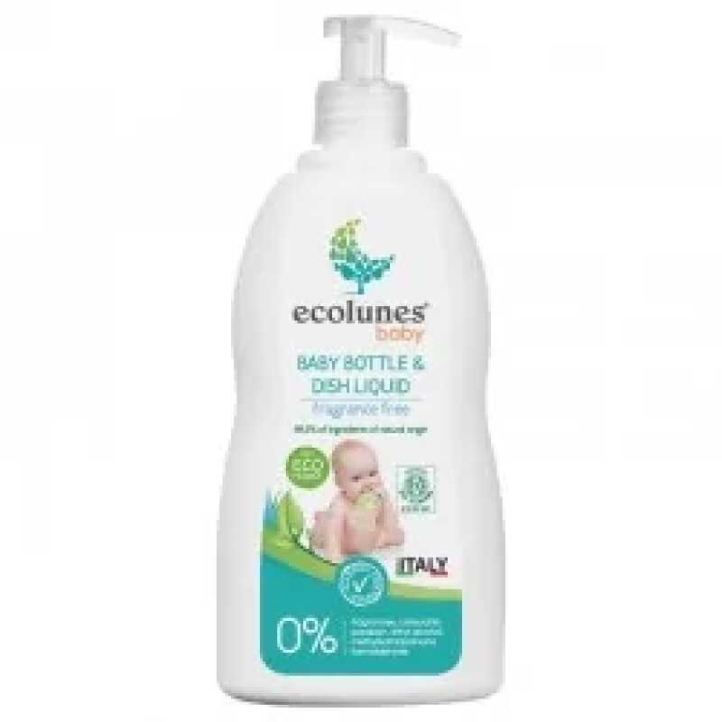 ECOLUNES LIQUIDE LAVAGE BIBERON ECOLOGIQUE ET HYPOALLERGENIQUE – 500 ML