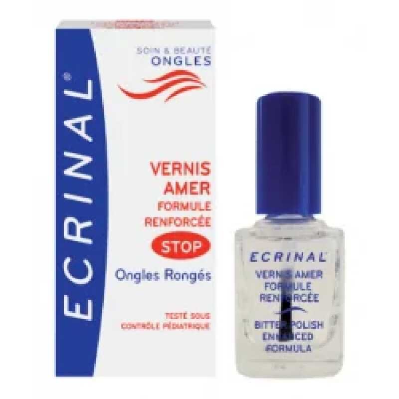 ECRINAL Vernis amer Stop ongles Ronges Totalement invisible.