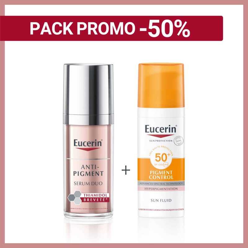 EUCERIN ANTI PIGMENT SERUM DUO + ECRAN ANTIPIGMENT CONTROL OFFERT