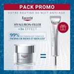 EUCERIN Hyaluron-Filler  nuit 50ml Achete + EUCERIN Hyaluron-Filler SOIN  Yeux SPF15 15ml Offert