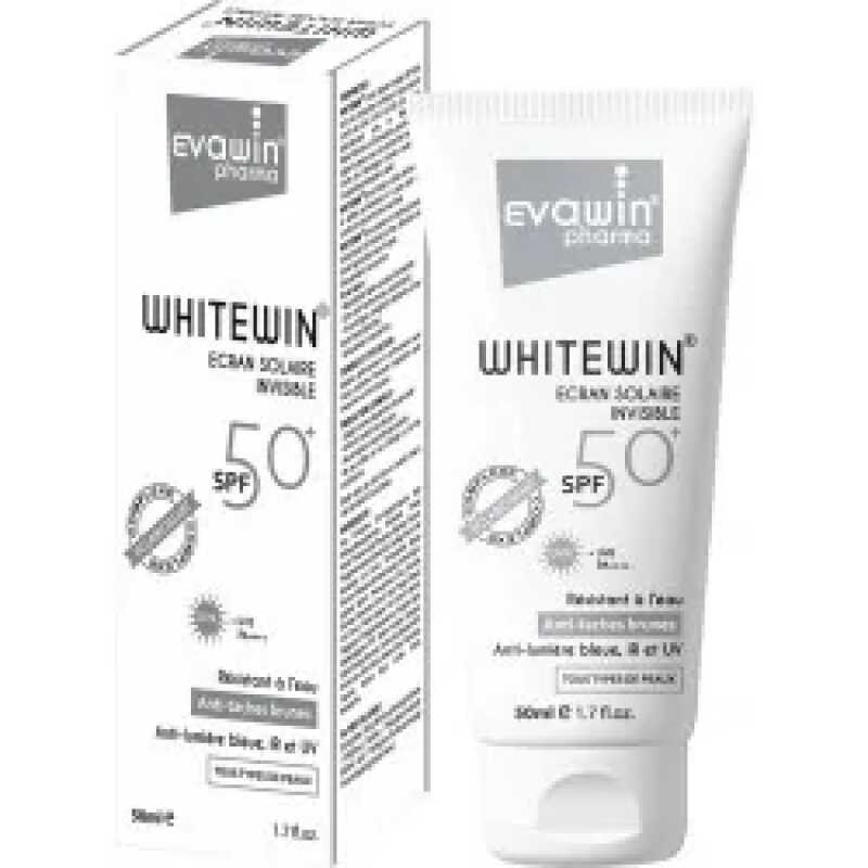 EVAWIN WHITEWIN ECRAN SOLAIRE INVISIBLE ANTITACHE SPF 50+ (50ML)