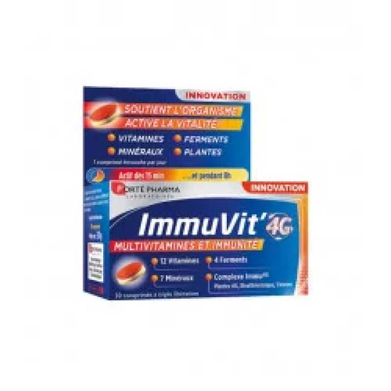 FORTE PHARMA IMMUVIT’4G Multivitamines et Immunite 30 Comprimes