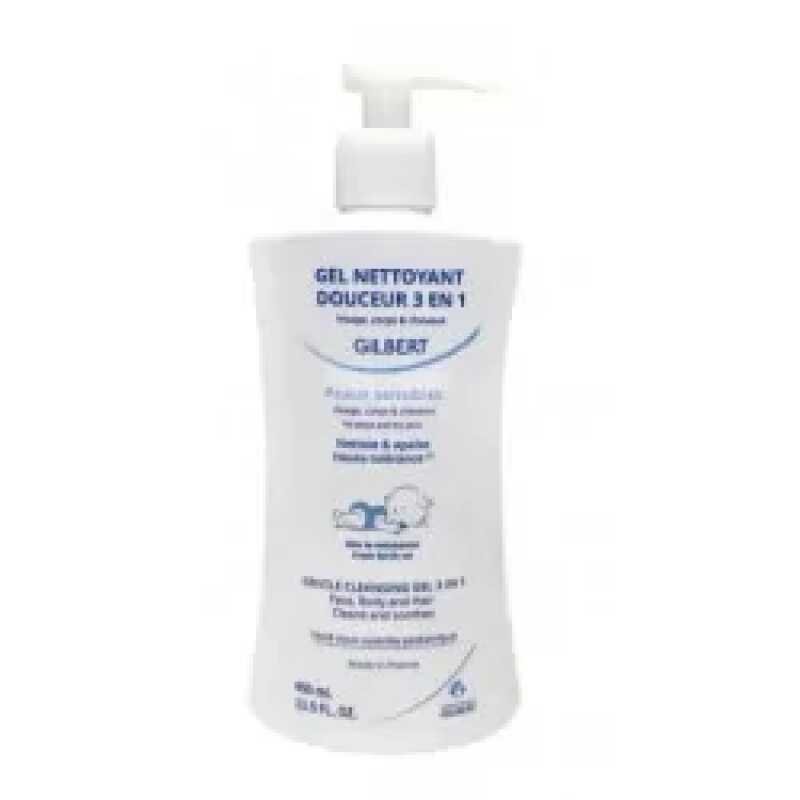 Gilbert Gel Nettoyant Douceur 3en1 Bebe 400ml