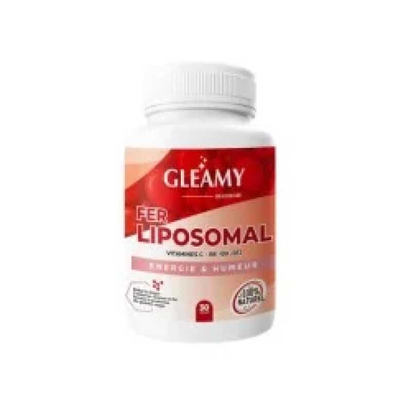 GLEAMY FER LIPOSOMAL ENERGIE ET HUMEUR 30 GELULES