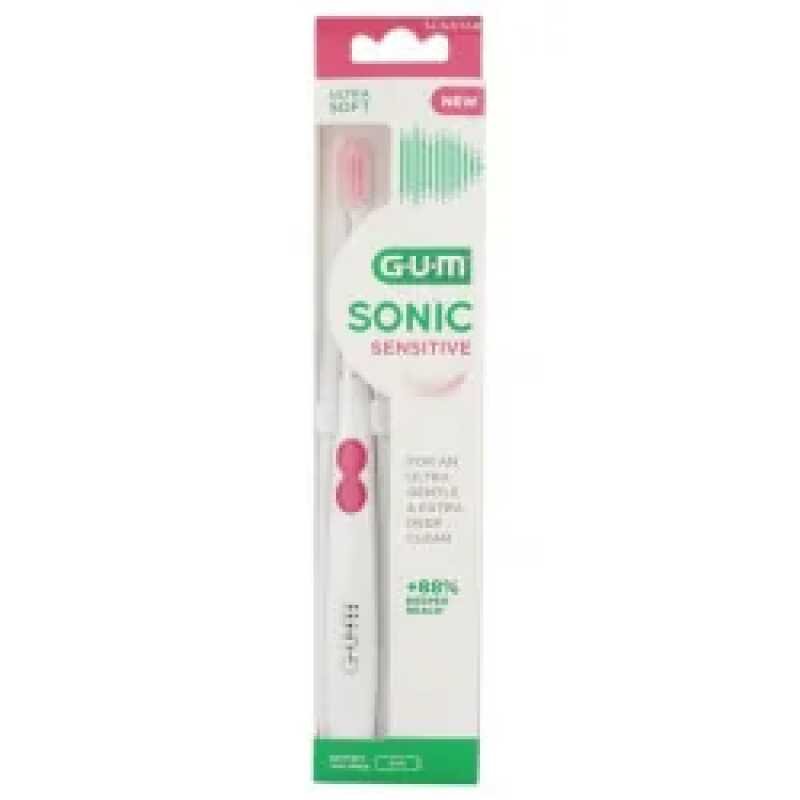 GUM BROSSE A DENTS ELECTRIQUE A PILE SONIC SENSITIVE