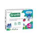 GUM JUNIOR 6+ PACK 2 DENTIFRICES 2x50ml