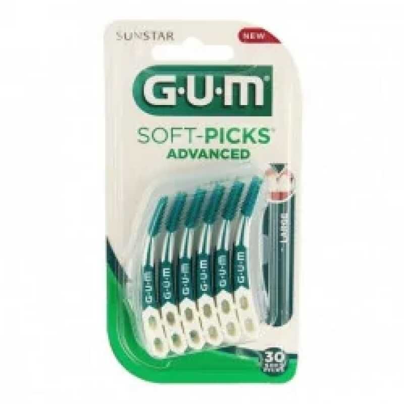 Gum Soft Picks Advanced Large 30 Pieces 651