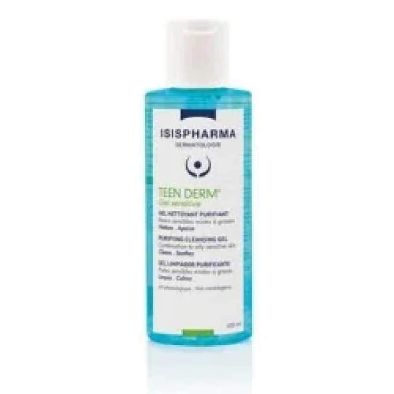 ISISPHARMA TEEN DERM Gel Nettoyant Purifiant Sensitive 100ml