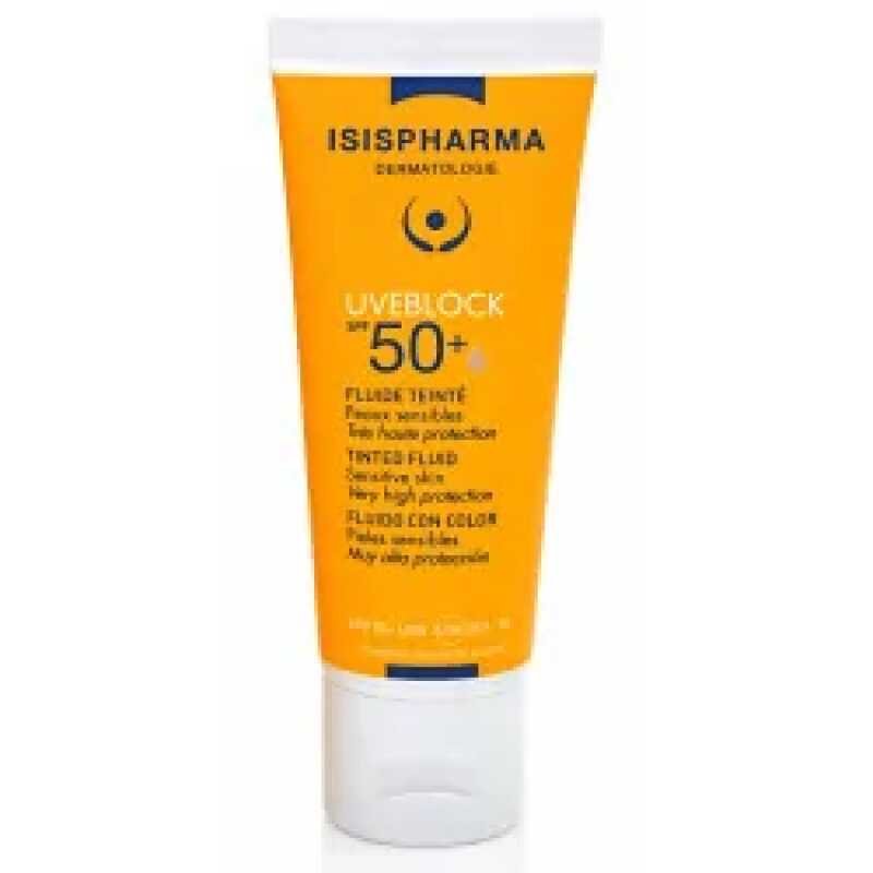 ISISPHARMA UVEBLOCK SPF50+ Fluide Teinte Tres Haute Protection 40ml