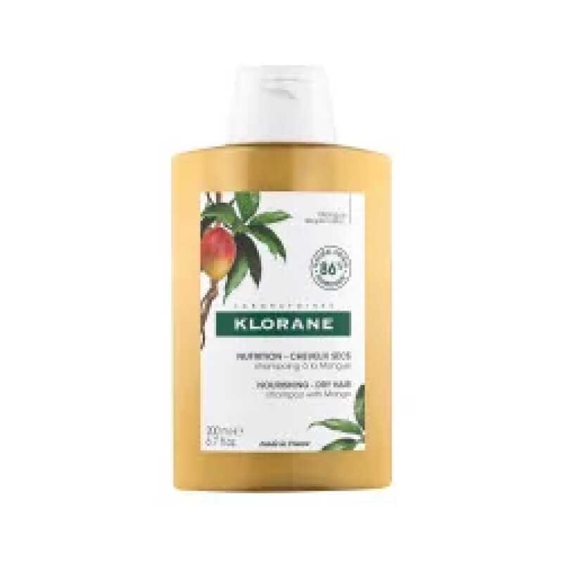 Klorane - Shampoing Nutrition a la Mangue - Cheveux secs 200 ml