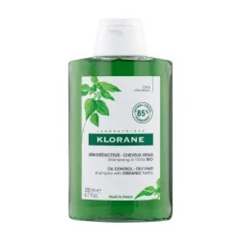 Klorane - Shampoing Seboreducteur a l'Ortie BIO - Cheveux gras 200 ml