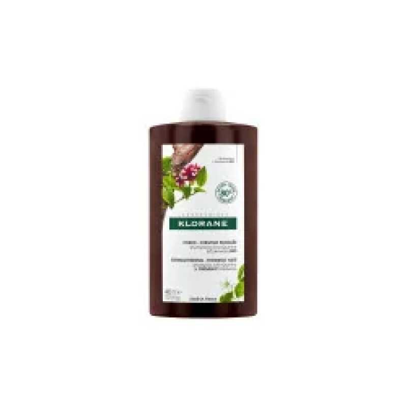 Klorane - Shampoing fortifiant a la Quinine & Edelweiss BIO - Chute de cheveux, cheveux fatigues 400 ml