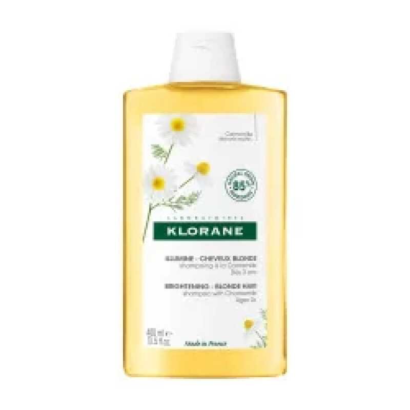 Klorane - Shampoing Reflets Blonds a la Camomille cheveux blonds a chatains - Eclaircissant 400 ml