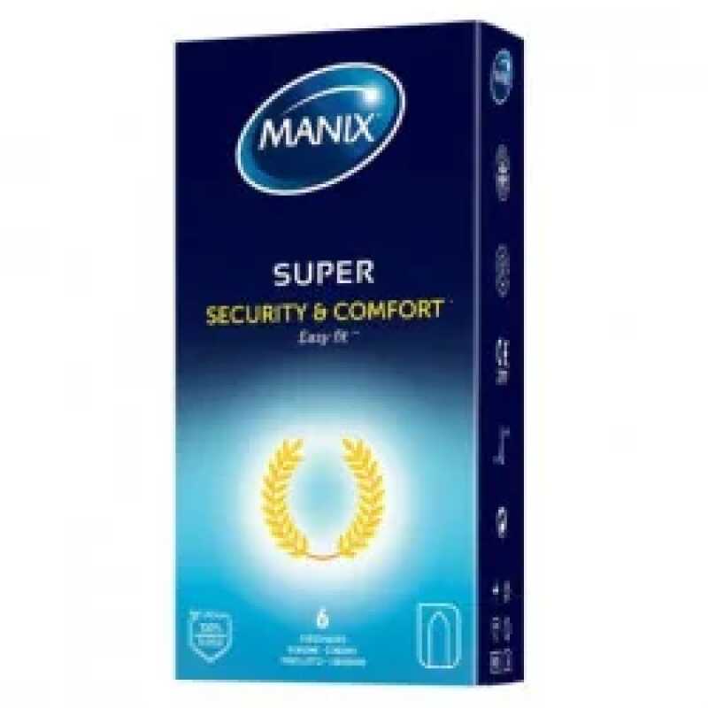 MANIX SUPER 6 PRESERVATIFS