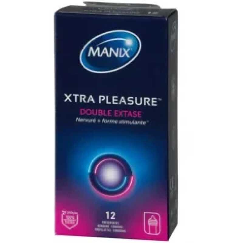 MANIX XTRA PLEASURE 10 PRESERVATIFS DOUBLE STIMULATION